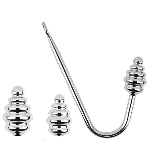 Ribbed Hook Screw-in Anal GreatBenefit Set 8826 0116